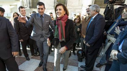 La ministra de Defensa, presidenta del PP en Castilla-La Mancha y secretaria general de esta formaci&oacute;n a nivel nacional, Mar&iacute;a Dolores de Cospedal.