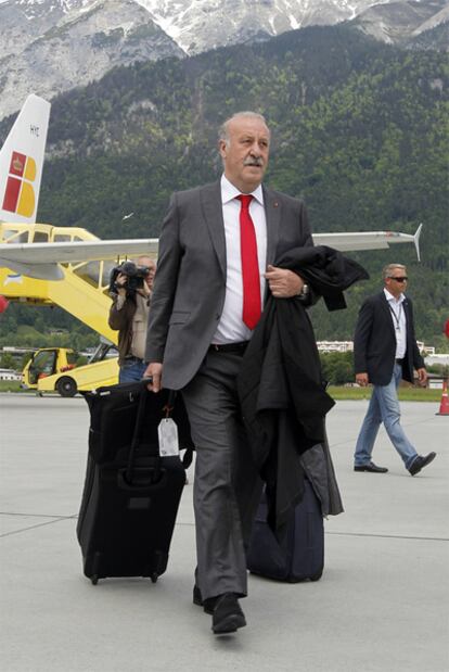 Vicente del Bosque, en Innsbruck.