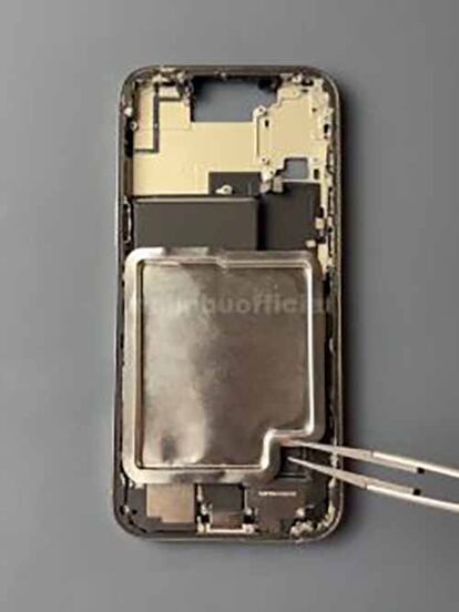 Posible carcasa del iPhone 17 Air