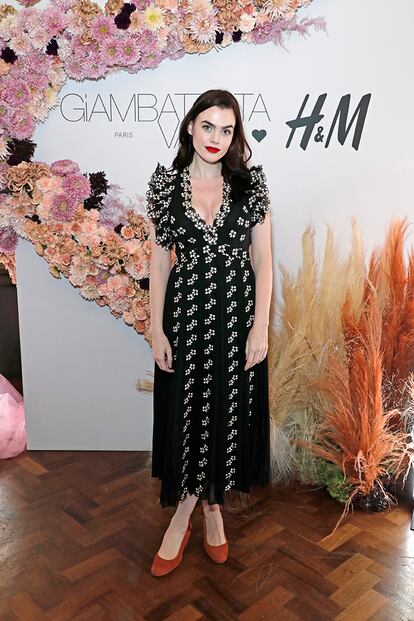 La modelo Charli Howard en la fiesta de H&M x Giambattista Valli del pasado noviembre.