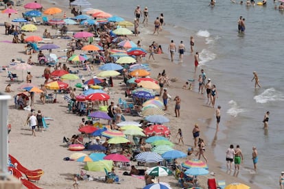 Playa de Palmeretes, en el término municipal de Sueca (Valencia).