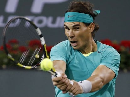 Nadal, en el partido contra Harrison.