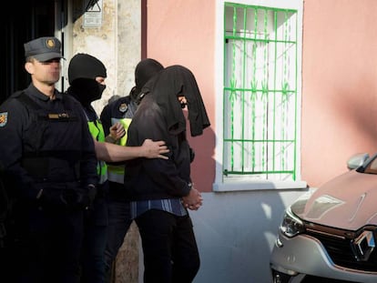 Detención de un presunto yihadista en Madrid.