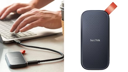 El disco duro externo de Sandisk incluye tres puertos USB 3.0.