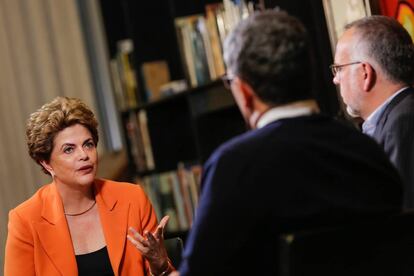 Dilma em entrevista no dia 29 de junho.