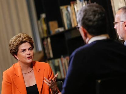 Dilma em entrevista no dia 29 de junho.