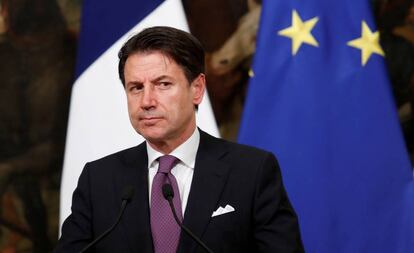 El primer ministro italiano, Giuseppe Conte, este mes en Roma. 