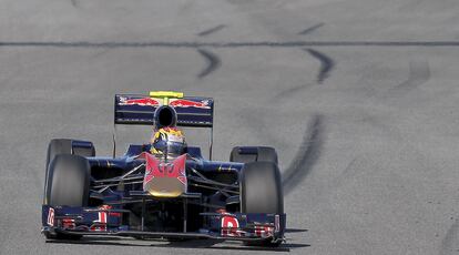 El piloto español de Toro Rosso, Jaime Alguersuari.