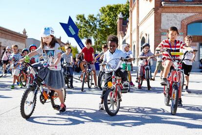 'Slow race' infantil en la octava edición de Festibal con B de Bici.