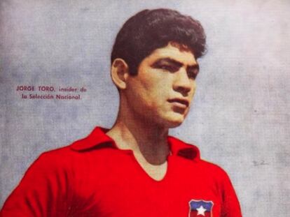 El exfutbolista chileno Jorge Toro, en 1962.