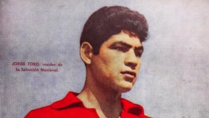 El exfutbolista chileno Jorge Toro, en 1962.