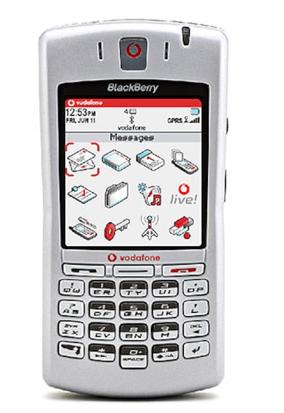 El Blackberry es un hbrido que une telfono mvil y agenda electrnica.