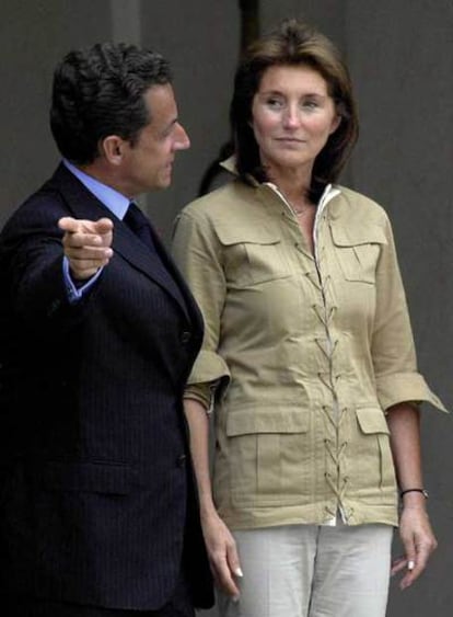 Nicolas y Cécilia Sarkozy, en el Elíseo el pasado junio.