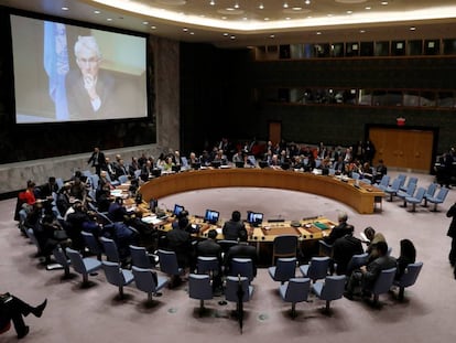 Delegados en el Consejo de Seguridad sobre Siria el pasado jueves en Nueva York.