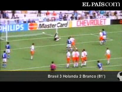 Historia de los Mundiales (EE UU 1994): Branco aplaca a los tulipanes