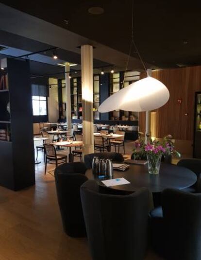 Interior del Hotel Yurbban, en Barcelona.