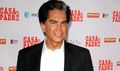 El cantante José Luis Rodríguez, El Puma, en Hollywood en 2012.