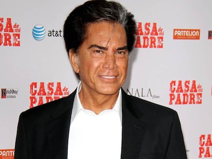 El cantante Jos&eacute; Luis Rodr&iacute;guez, El Puma, en Hollywood en 2012.