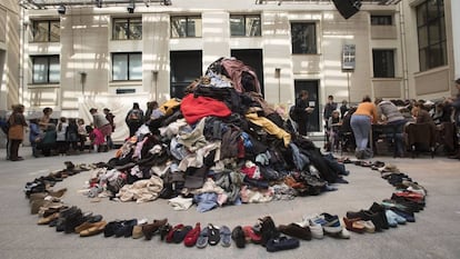 Imagen de la primera edición de la Maratón de reciclaje textil creativo.
