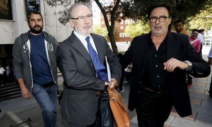 Rodrigo Rato a su salida de los Juzgados en Plaza de Castilla, en octubre pasado.