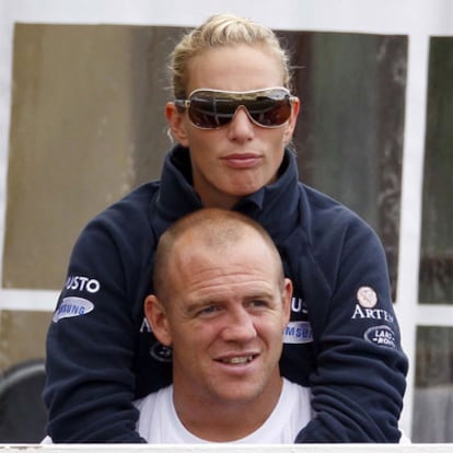 Zara Phillips y Mike Tindall.