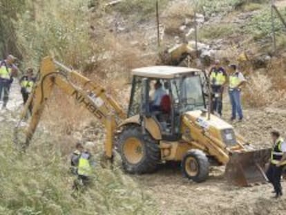 Búsqueda del cuerpo en una zona de Camas en 2009