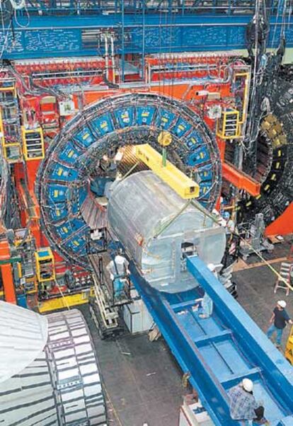 Detector de partículas del acelerador Tevatron de Fermilab (Chicago).