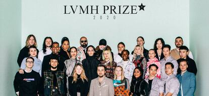 Finalistas de los premios a los mejores diseñadores jóvenes de LVMH.