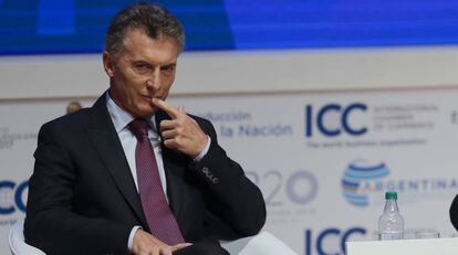 Presidente argentino Maur&iacute;cio Macri. 