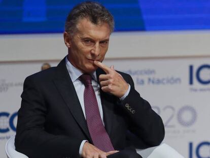 Presidente argentino Maur&iacute;cio Macri. 