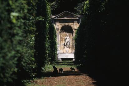 Jardín de la Villa Médicis, en Roma.