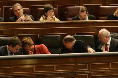 Pleno del Congreso de los Diputados donde se aprobaron definitivamente los Presupuestos Generales del Estado para 2006.