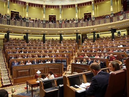 El hemiciclo del Congreso, en la sesión de apertura de la XV legislatura.