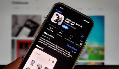 Clubhouse en la App Store de Apple.