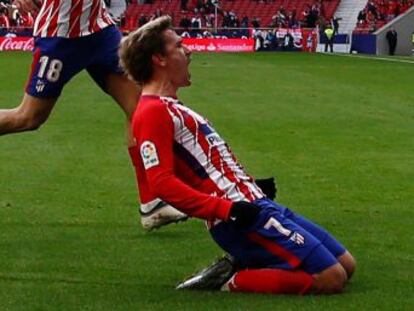 El francés, con un golazo y una gran asistiencia a Vitolo, arregla el mal juego del Atlético