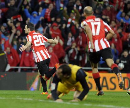 Aduriz celebra el 1 a 0