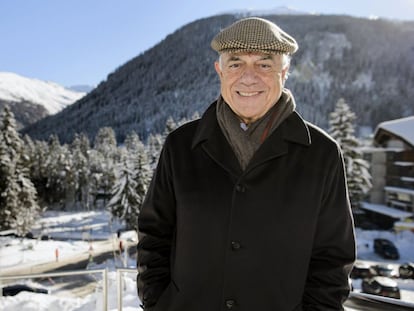 El presidente de BBVA, Francisco Gonz&aacute;lez, en Davos el 21 de enero de 2016. 