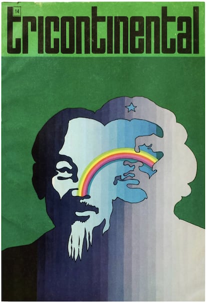 Portada de 1969 de la revista propagandística cubana 'Tricontinental'.