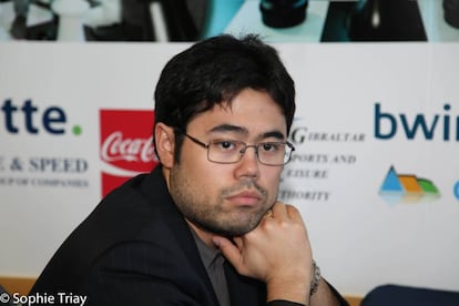 Hikaru Nakamura, durante el torneo de Gibraltar de 2018