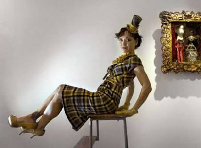 Elizabeth McGrath, en la galería Iguapop de Barcelona.