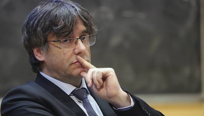 Puigdemont, el 29 de gener a Dublín.