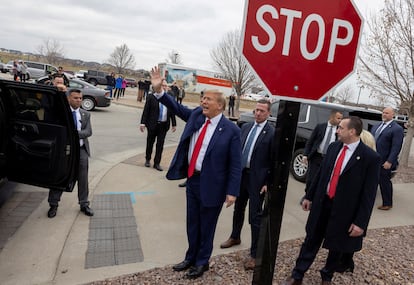 Former U.S. President and Republican presidential candidate Donald Trump