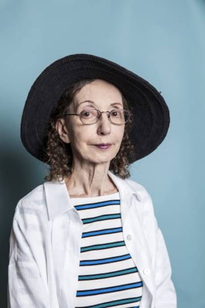 La escritora Joyce Carol Oates, en julio en París.