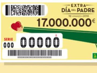 Sorteo de la Once del Día del Padre: el 69.430 se lleva el premio