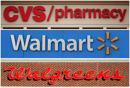 Crisis de opioides: Walmart, CVS y Walgreens