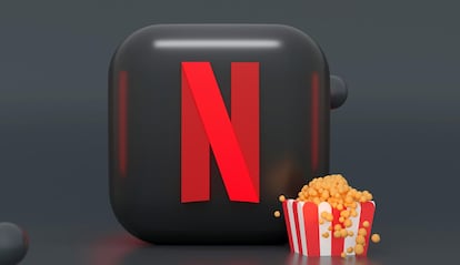 Logotipo de Netflix con palomitas