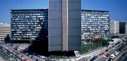 Edificio Berlaymont, sede en Bruselas de la Comisi&oacute;n Europea