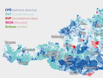 ¿Qué ha pasado en Austria? Cinco gráficos del éxito de la ultraderecha