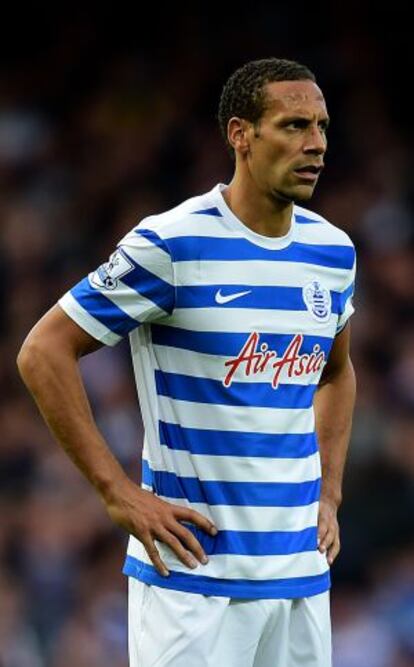 Ferdinand, en un partido con el Queens Park Rangers.