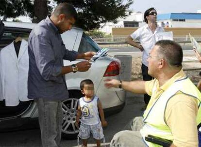 El presidente de la Asociación Estatal Víctimas de Accidentes, Francisco Canes, ayer La Vila Joiosa.